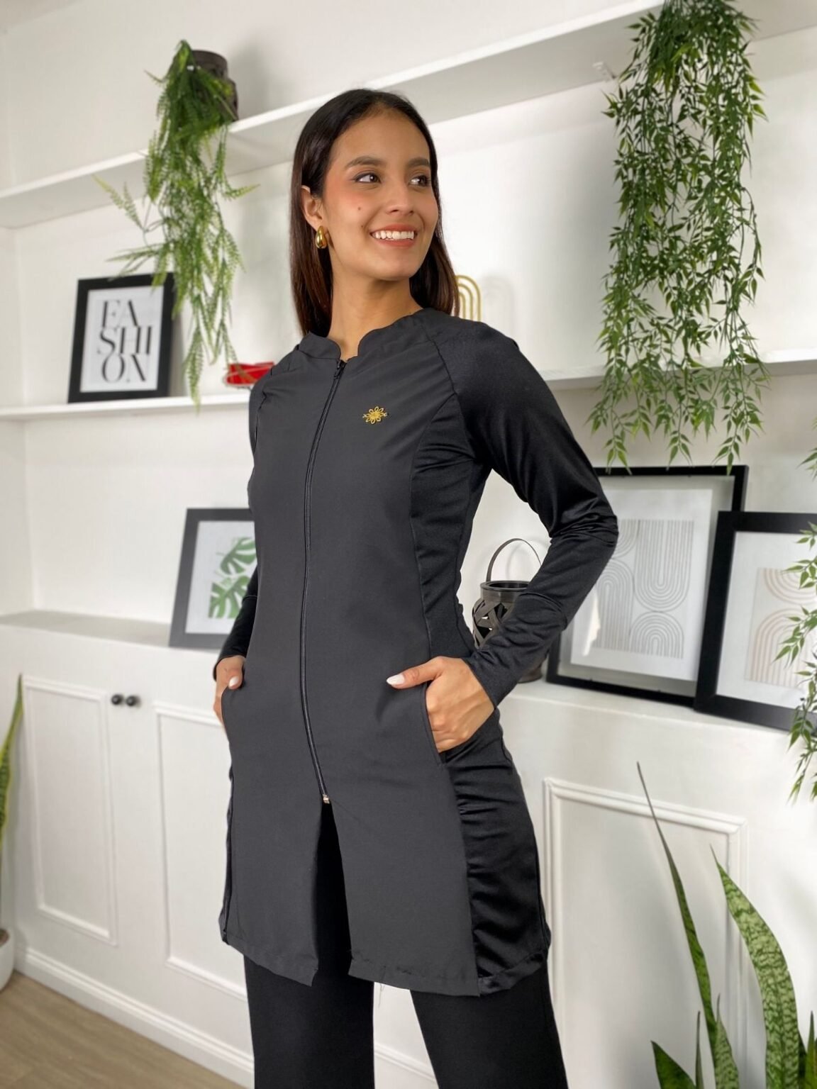 mandil-nina-negro-diagonal Mandil nina negro diagonal