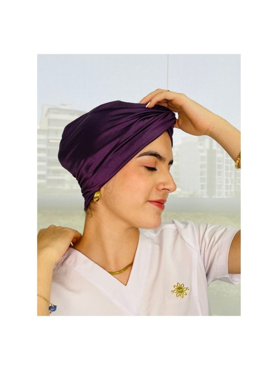 Turbante emma morado
