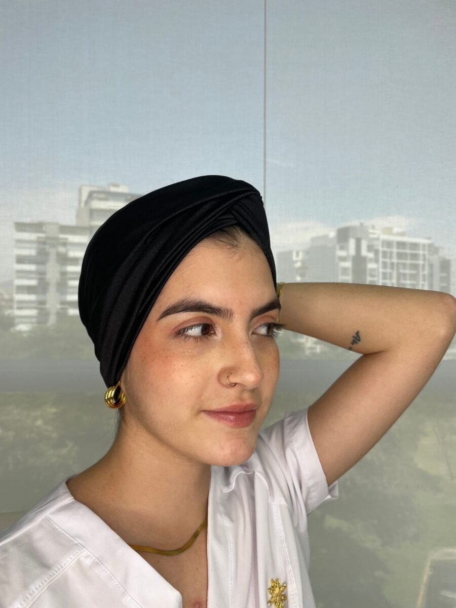 Turbante emma negro