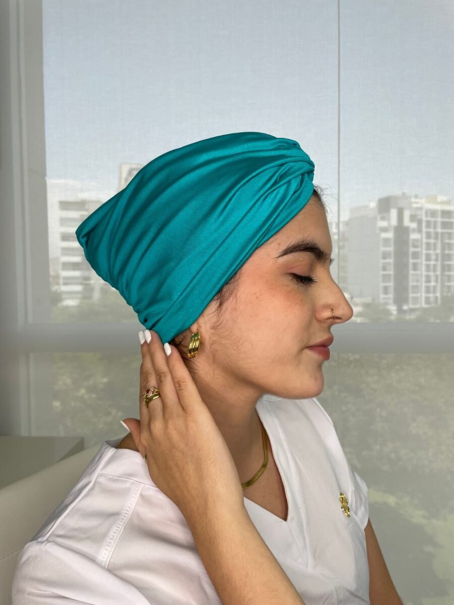 Turbante emma turqueza